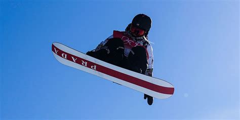 prada snowboard helmet|A Prada Snowboard Was At The 2022 Winter Olympics .